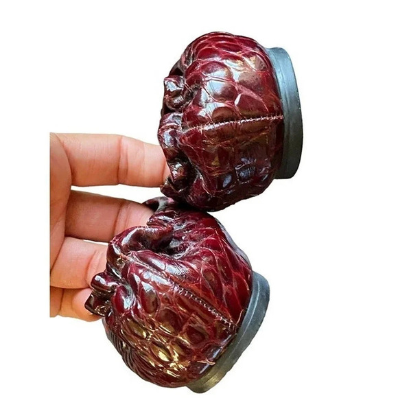 Tory Burch Minnie Travel Ballet Leather Burgundy Womens Casual US 6 M Slip Ons - Picture 9 of 12